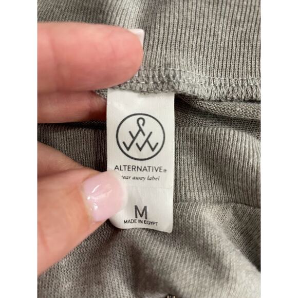 Cropped Top Beige Womens Medium Graphic Tee Sunshine State of Mind T Shirt Gray - Picture 11 of 12